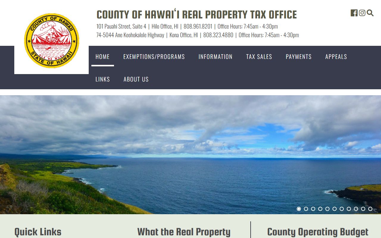 Hawaii County deed records Real Property Tax Office